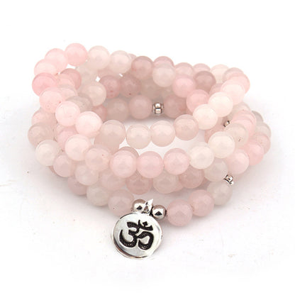 Natural Stone Crystal Yoga Bracelet