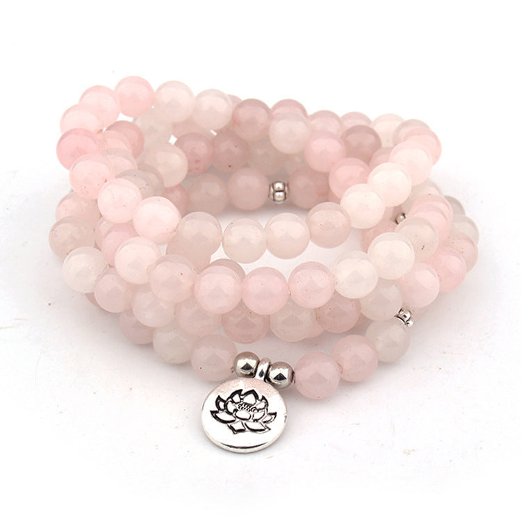 Natural Stone Crystal Yoga Bracelet