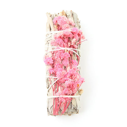 White Sage And Red Rose Petal Colorful Aromatherapy