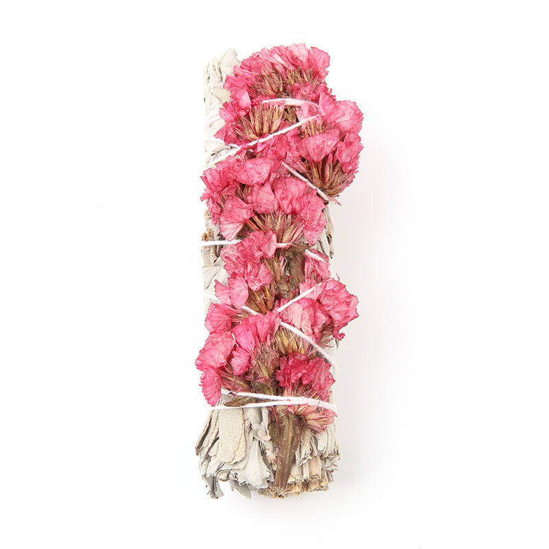 White Sage And Red Rose Petal Colorful Aromatherapy