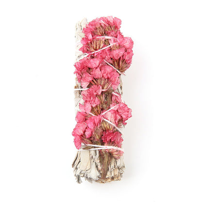 White Sage And Red Rose Petal Colorful Aromatherapy